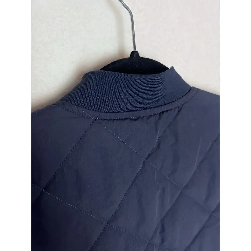 The North Face Women's Blue Quilted Sherpa Lined Cuchillo Basic Jacket Size XS